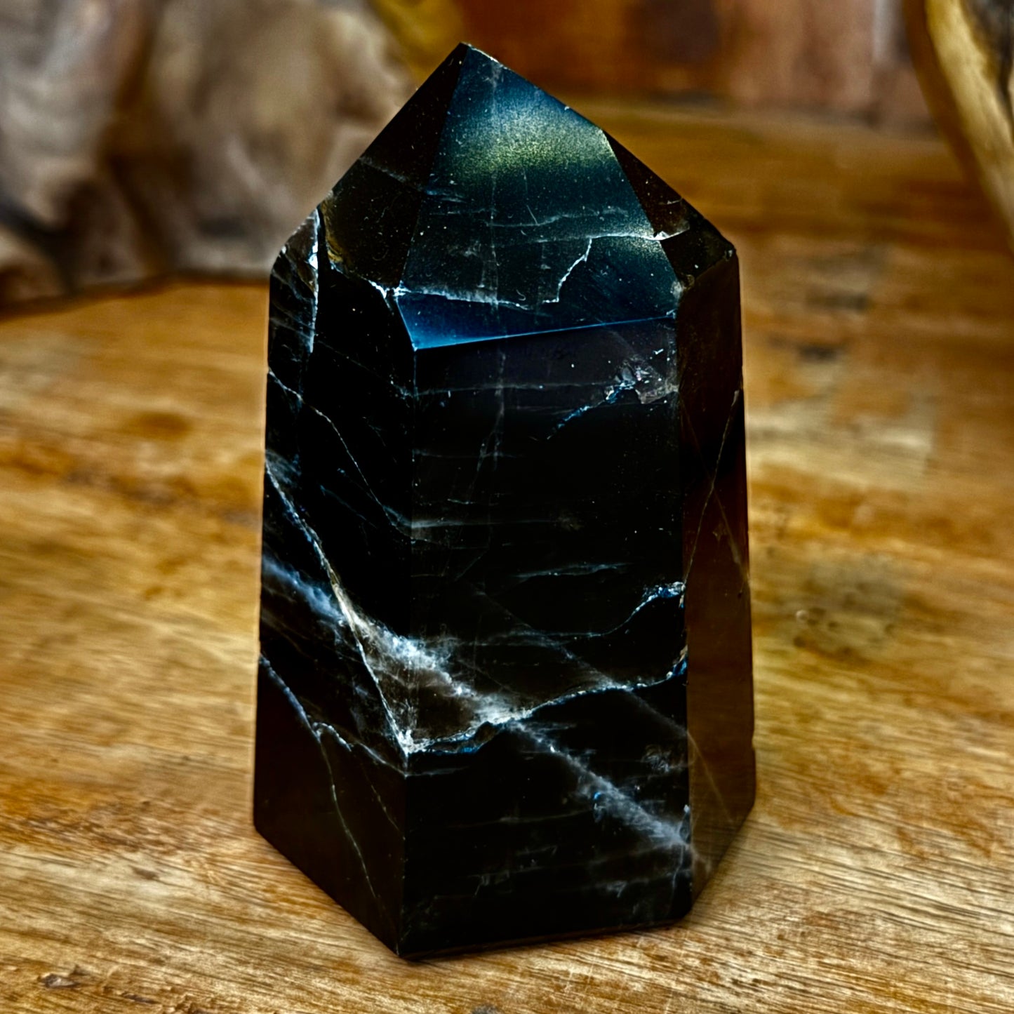 Smoky Quartz Zebra Generator 310g