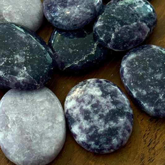 Lepidolite Worry Stone
