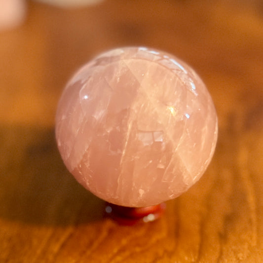 Rose Quartz Lavender Sphere 320g
