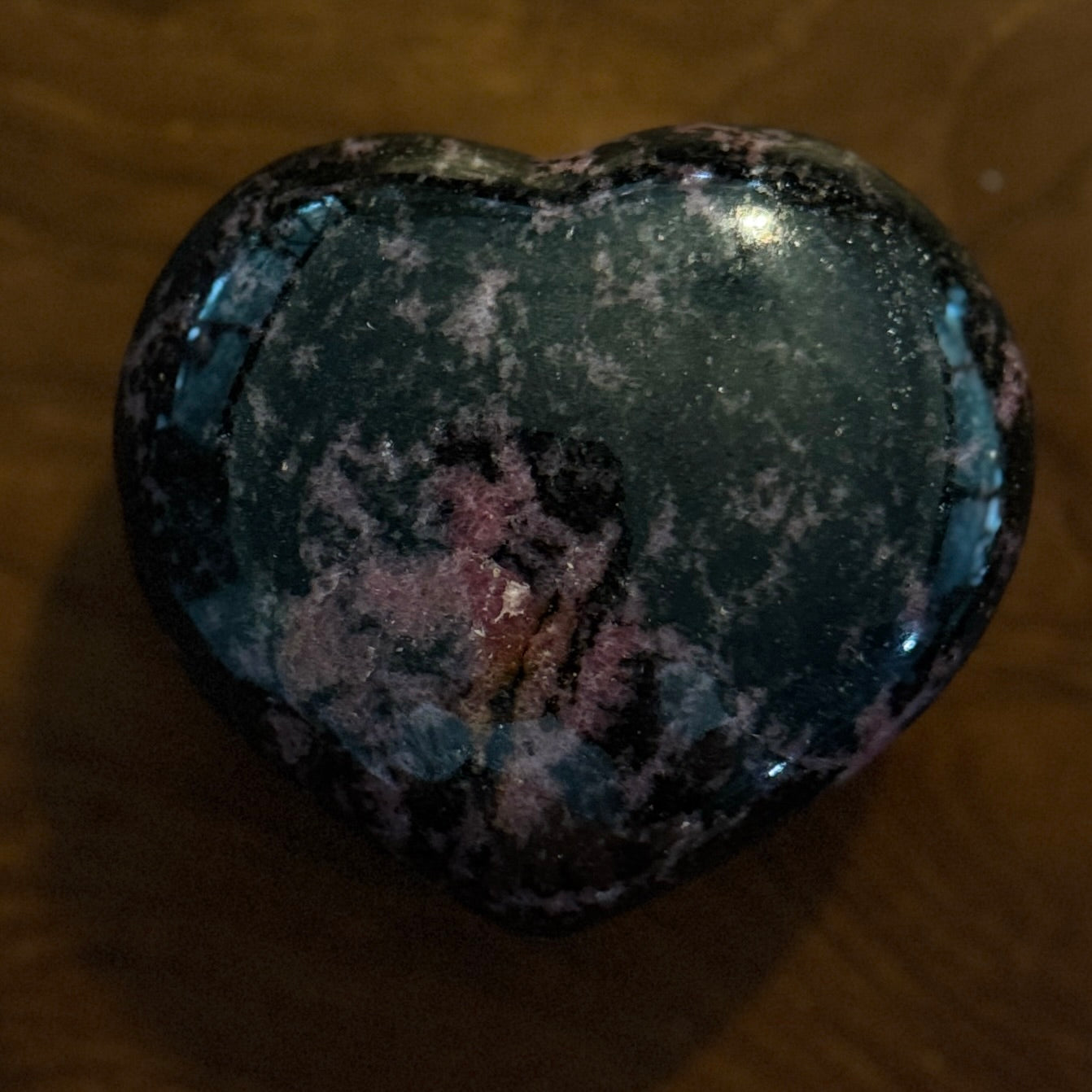 Rhodonite Heart 420g