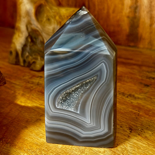 Agate Geode Polished Points 530g